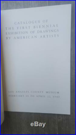 Los Angeles County Museum First Biennial Exhibition-Drawings of American Artists