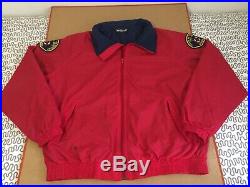 Los Angeles County Ocean Lifeguard jacket baywatch costume vtg 90s Sportsmaster