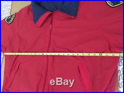 Los Angeles County Ocean Lifeguard jacket baywatch costume vtg 90s Sportsmaster