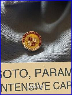 Los Angeles County Paramedic Pin obsolete 1970s Emergency! La Co