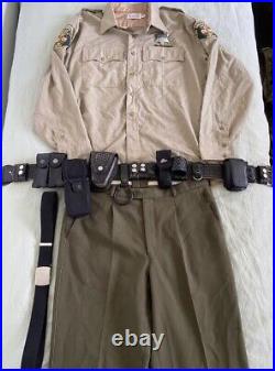 Los Angeles County Safety Police uniform and hellweg duty belt