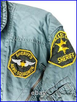 Los Angeles County Sheriff Aero Squadron 50s 60s Jumpsuit Coveralls Mid Century
