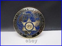 Los Angeles County Sheriff Department OHS Home Land Security Challenge Coin