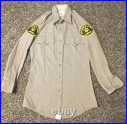 Los Angeles County Sheriff Uniform Size 15.5 33 Great Condition 2 Arm Patches