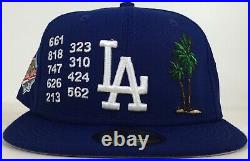Los Angeles Dodgers 1988 World Series LA County Area Codes New Era 59FIFTY NEW