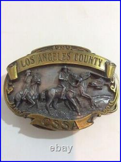 Los Angeles LA County CCSA 1989 Belt Buckle (CJL056421)