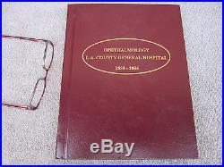 Los Angeles LA County General Hospital California Ophthalmology Leather Display