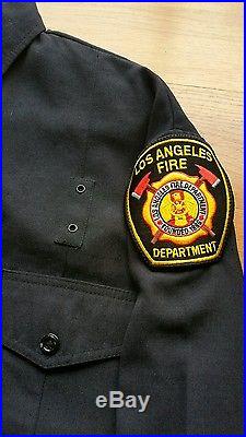 Los Angeles LA County fire dept official uniform Work shirt Department LAFD XL