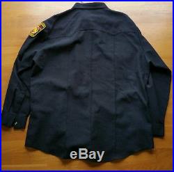 Los Angeles LA County fire dept official uniform Work shirt Department LAFD XL
