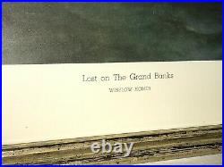 Lost On The Grand Banks Winslow Homer Framed Print Los Angeles County Museum