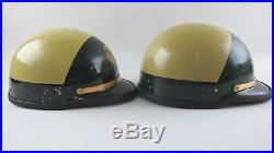 Lot of 2 Authentic County of Los Angeles Sheriff's Motorcylce Helmets