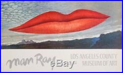Man Ray Los Angeles County Museum Of Art Les Amoureux Vintage Poster From 1966