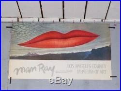 Man Ray Los Angeles County Museum Of Art Les Amoureux Vintage Poster From 1966