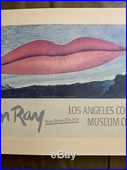 Man Ray Poster Los Angeles County Museum Of Art 1966. Original number 12