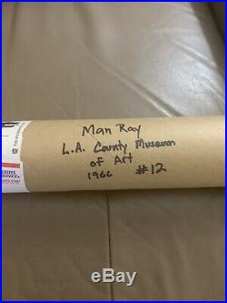 Man Ray Poster Los Angeles County Museum Of Art 1966. Original number 12