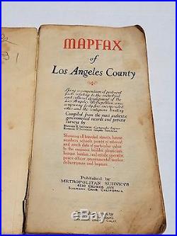 Mapfax of Los Angeles County 1944 Second Edition
