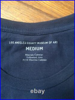 Maurizio Cattelan T-shirt M Hollywood Los Angeles County Museum of Art