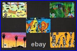Metro TAP Card Set of 5 ART SERIES Long Beach, Pasadena, Griffith, Leimert, Pico