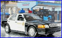 Motor Max 1/18 1998 Ford Crown Viktoria Los Angeles County SHERIFF Department