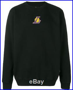 NEW Marcelo Burlon County of Milan Men NBA Los Angeles Lakers Sweatshirt Size M