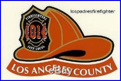 New 5 Los Angeles County Fire Helmet Sticker Decal New