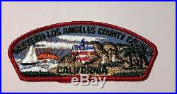 OLD Merged CSP WESTERN LOS ANGELES COUNTY COUNCIL CALIFORNIA LA SCOUT PATCH