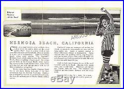 ORIGINAL 1920s HERMOSA BEACH CALIFORNIA LOS ANGELES COUNTY PROMOTIONAL PAMPHLET