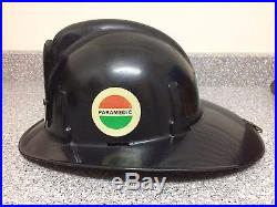 ORIGINAL 1970's LA County Paramedic fireman's helmet Los Angeles Fire Department