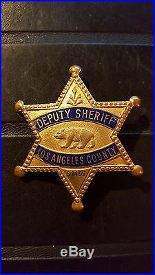 Obsolete Vintage Los Angeles County Sheriff Badge California (Pre 1948)