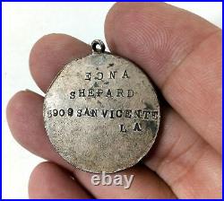 Old Los Angeles County Employees Association Medal Sports Golf Shooting Tennis