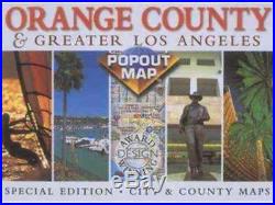 Orange County and Los Angeles (USA PopOut Maps), Compass Maps Map Book Accep