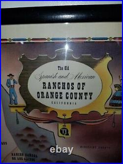 Original 1937 and 1955 The Old Spanish and Mexican Ranchos of Los Angeles