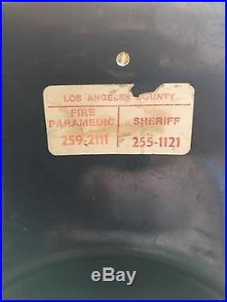 Original Los Angeles County Fire Dept. MSA helmet