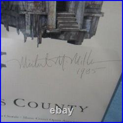 PENCIL SIGNED Michael McMillen Music Center of Los Angeles County Poster Print