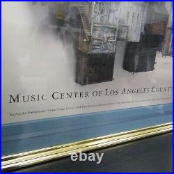 PENCIL SIGNED Michael McMillen Music Center of Los Angeles County Poster Print