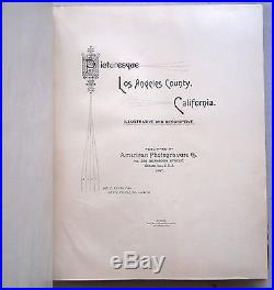 Picturesque Los Angeles County by Herve Friend / 1887 / 1st Ed. / Hardcover