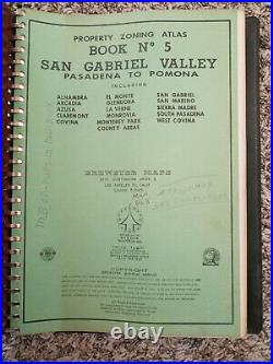 Property Zoning Atlas Book No 5 San Gabriel Valley Pasadena to Pomona Land Use