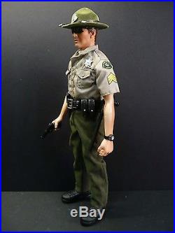 RARE ELITE FORCE LASD LOS ANGELES COUNTY SHERIFF OFFICER BURNS ACTION FIGURE