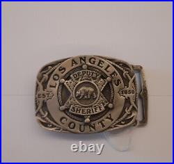 RARE Los Angeles County Sheriff Belt Buckle Limited Edition Belt Buckle Marked