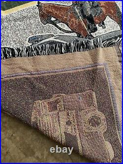 RARE! Los angeles county sheriff blanket throw Hard To Find! 57x50 Free Ship