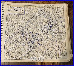 RARE Vintage 1955 Thomas Bros Popular Atlas of LOS ANGELES County Map Book