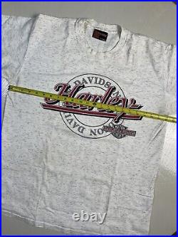RARE Vintage 1992 L. A. COUNTY Harley Davidson T Shirt Holoubek Men's XL USA Made