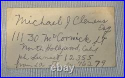 Ralph Morgali Attorney At Law Phone 9783 Vintage Business Card Las Vegas Nv