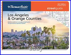 Rand Mcnally Thomas Guide Los Angeles And Orange Counties Street Guide BOOK NEW