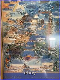 Raoul Dufy Exhibit Poster The Los Angeles County Museum Of Art. 1993