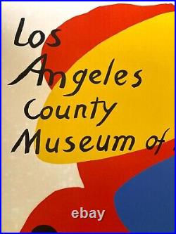 Rare 1965 Original Poster Alexander Calder Los Angeles County Museum Of Art