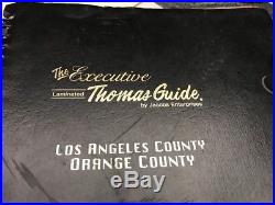 Rare 1995 Laminated Thomas Guide Map Book Los Angeles County Orange County