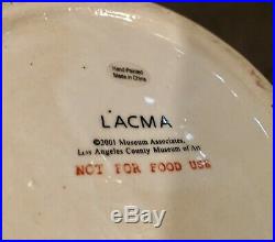 Rare LACMA Los Angeles County Museum Of Art Vase 2001 14 1/2