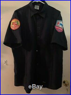 Rare Los Angeles County Paramedic Emergency Medical Service Shirt Large Workrite