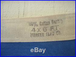 Rare Vintage Los Angeles County Flag California State Cotton Linen